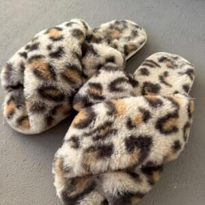 Leopard House Slippers